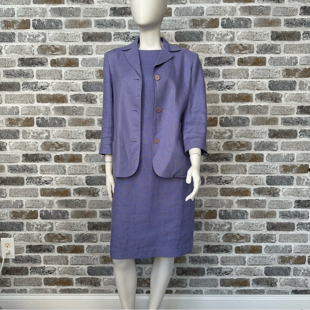 Talbots Irish Linen Dress with Blazer. Size 10